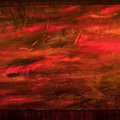 32 - Rhapsodie du feu • - acrylique sur toile ; 30 x 36 po (76 x 91 cm) 