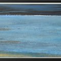 123 - Récit du fleuve 2 ● - acrylique sur panneau monté sur panneau -  12 x 30 po (30 x 76 cm) 